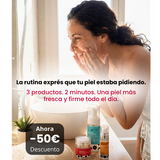 Morning facial routine