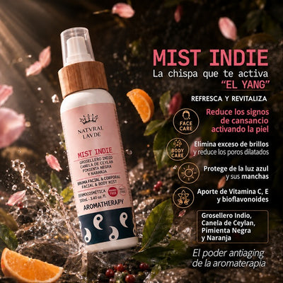 Indie Mist Mist 100ml - Returns energy to your skin and provides protection