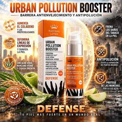 Urban Pollution Booster 30ml - Rejuvenates, Nourishes, Soothes and Balances Stressed Skin