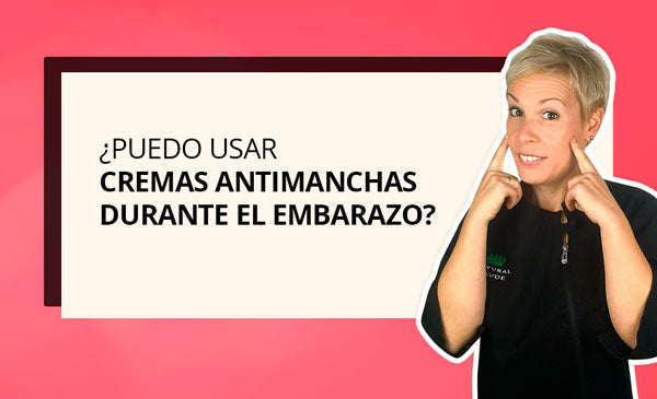 ¿Puedo usar cremas antimanchas durante el embarazo?