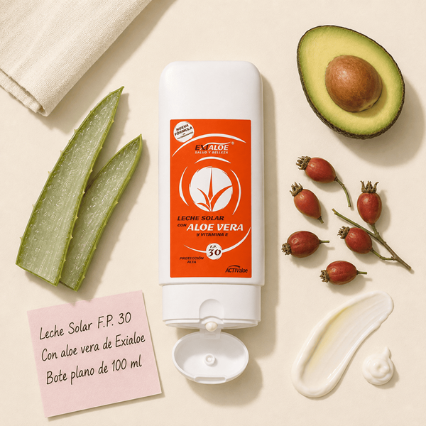 Leche Solar SPF 30 con Aloe Vera