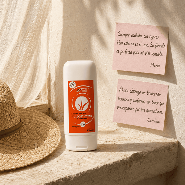 Leche Solar SPF 30 con Aloe Vera