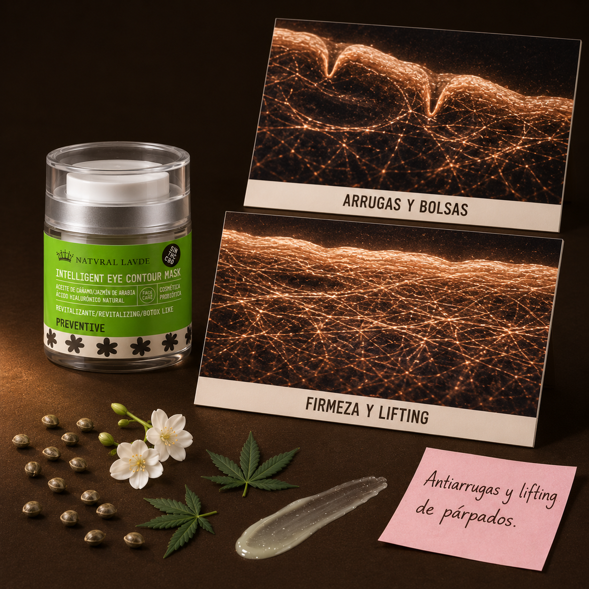 Intelligent Eye Contour Mask 30ml - Anti-wrinkle, puffiness reducer and eyelid and lip lifting 