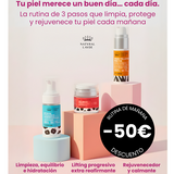 Morning facial routine 