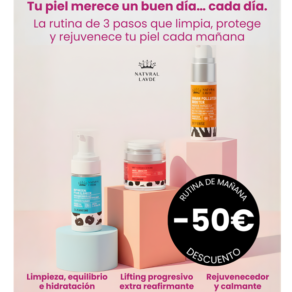 Morning facial routine 