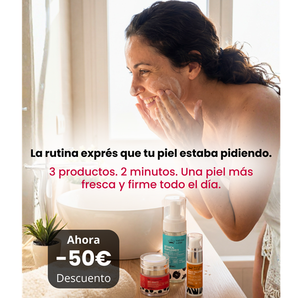 Morning facial routine 