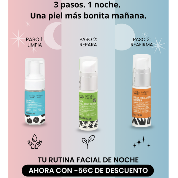 Night facial routine 