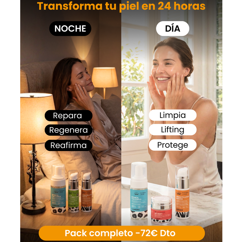 Morning and night facial routine 