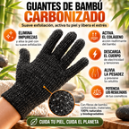 Guantes Exfoliantes Bamboo Carbonizado - Elimina impurezas, activa la circulación y potencia los efectos de los activos.