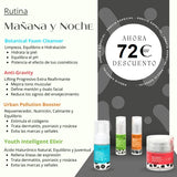 Morning and night facial routine 