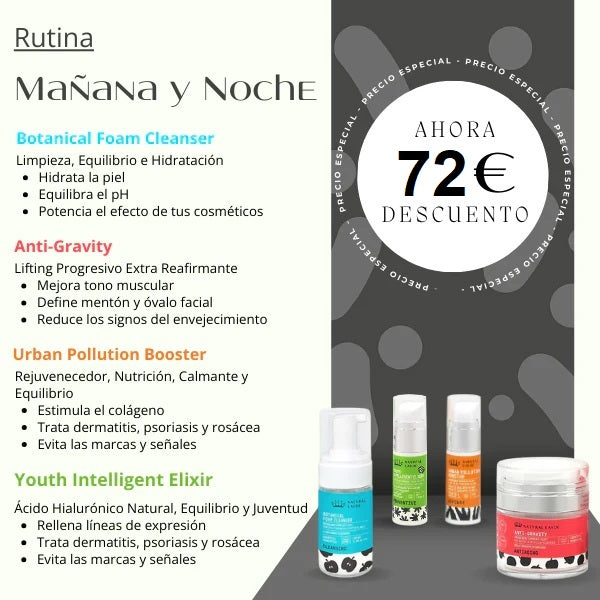 Morning and night facial routine 