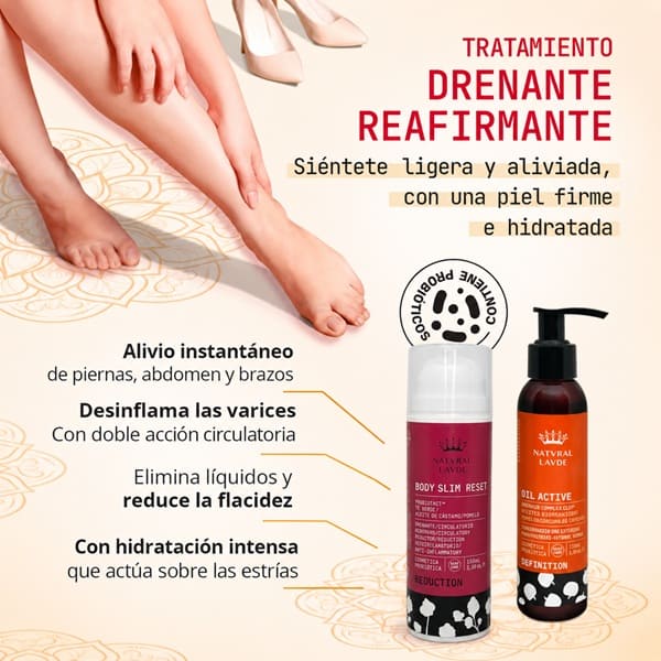 Firming Draining Treatment - Immediate relief of swelling, lightness and maximum firmness