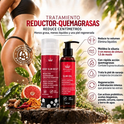 Fat Burning Reducer Treatment - Reduce centimeters: Less fat, less fluids and regenerated skin