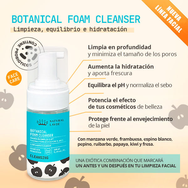 Botanical Foam Cleanser 100ml - Limpieza, equilibrio e hidratación