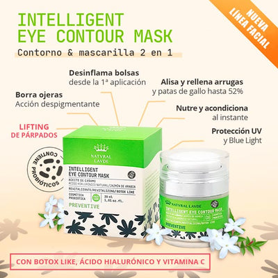 Intelligent Eye Contour Mask 30ml - Antiarrugas, reductor de bolsas y lifting de párpados y labios