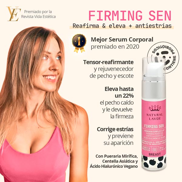 Firming Sen - Eleva el pecho, lo reafirma y previene las antiestrías