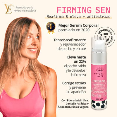 Firming Sen - Eleva el pecho, lo reafirma y previene las antiestrías