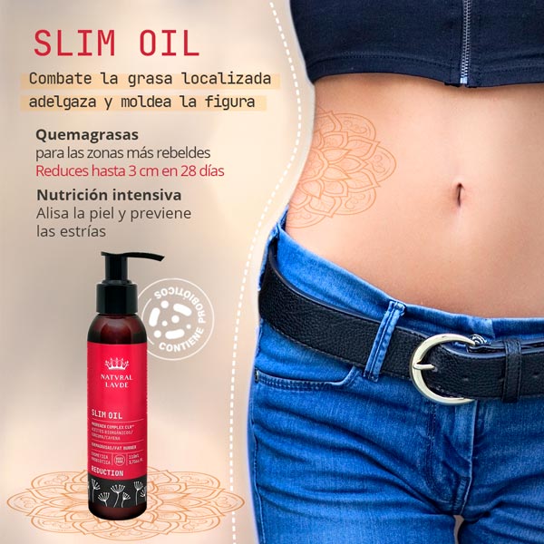 Slim Oil - Combate la grasa localizada, adelgaza y moldea la figura