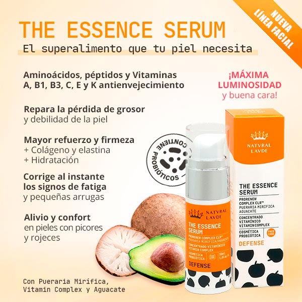 The Essence Serum - Superalimento para la piel con Vitaminas A, B1, B3, C, D, E y K antienvejecimiento