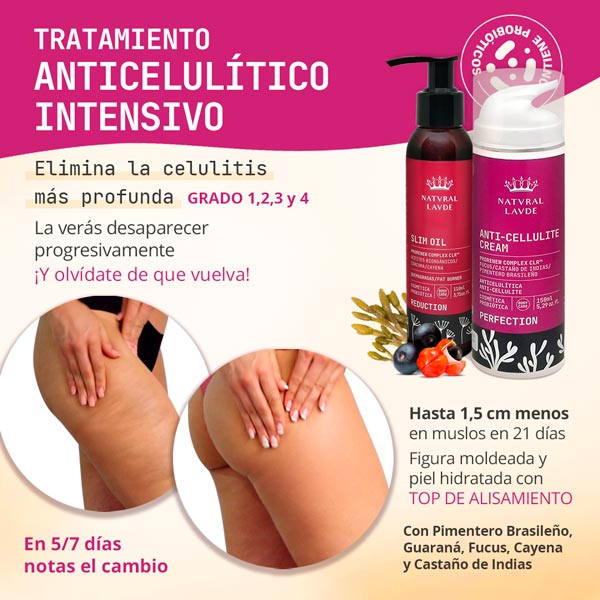 Tratamiento Anticelulítico Intensivo - Elimina hasta la celulitis más profunda