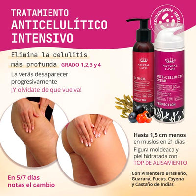 Tratamiento Anticelulítico Intensivo - Elimina hasta la celulitis más profunda