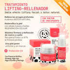 Tratamiento Lifting Rellenador - Arrugas y flacidez zero ¡Sin infiltraciones!