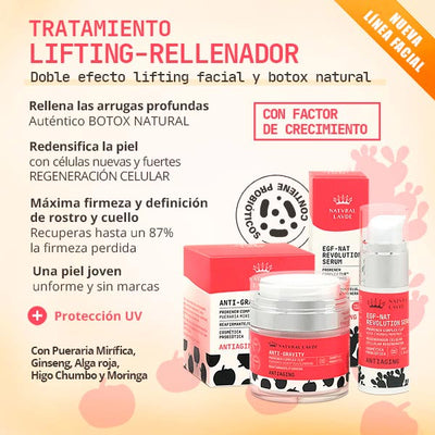 Tratamiento Lifting Rellenador - Arrugas y flacidez zero ¡Sin infiltraciones!
